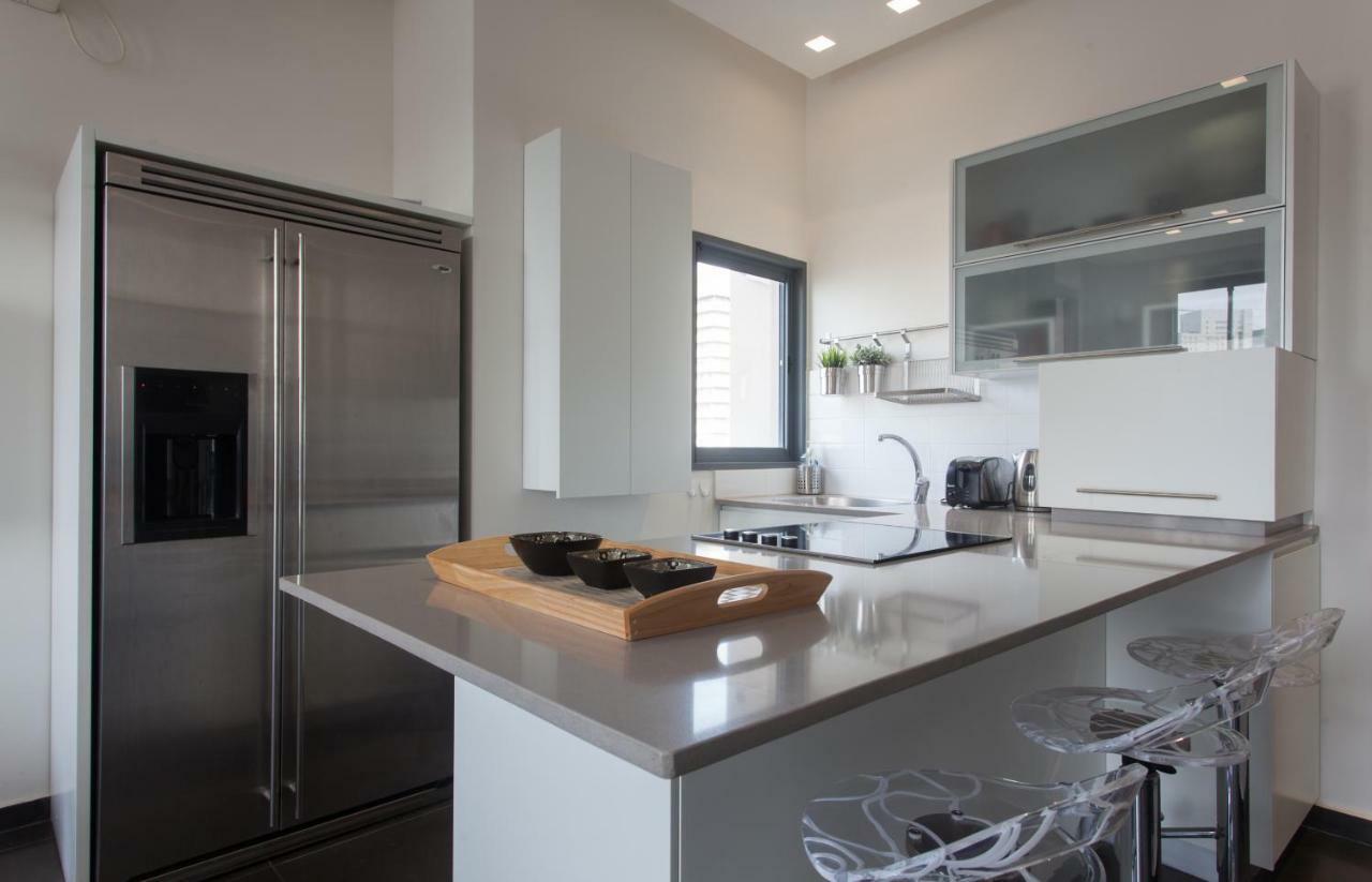 Luxury Penthouse 2 Bed Near Rothchild Apartman Tel-Aviv Kültér fotó